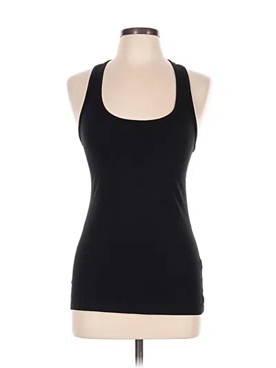 Pre-owned 90 Degree By Reflex Tank Top Black Halter Neckline Tops