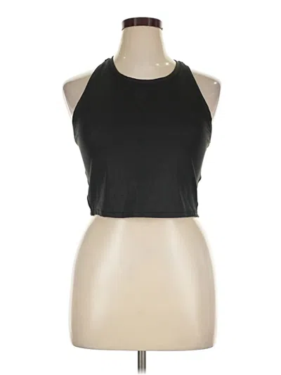 Pre-owned 90 Degree By Reflex Tank Top Black Halter Neckline Tops