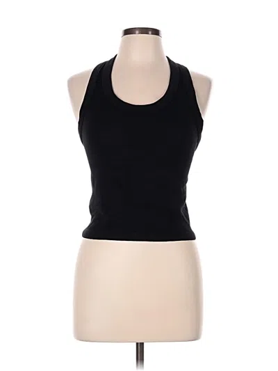 Pre-owned 90 Degree By Reflex Tank Top Black Halter Neckline Tops
