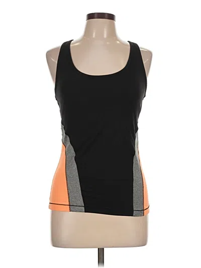 Pre-owned 90 Degree By Reflex Tank Top Black Square Neckline Tops