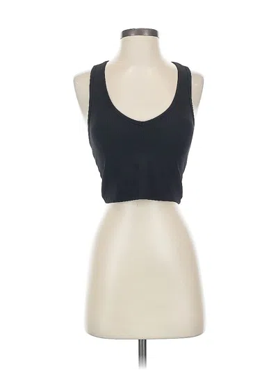 Pre-owned 90 Degree By Reflex Tank Top Black Strapless Neckline Tops