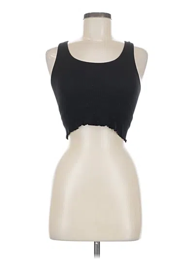 Pre-owned 90 Degree By Reflex Tank Top Black Strapless Neckline Tops