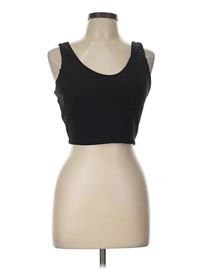 Pre-owned 90 Degree By Reflex Tank Top Black Strapless Neckline Tops