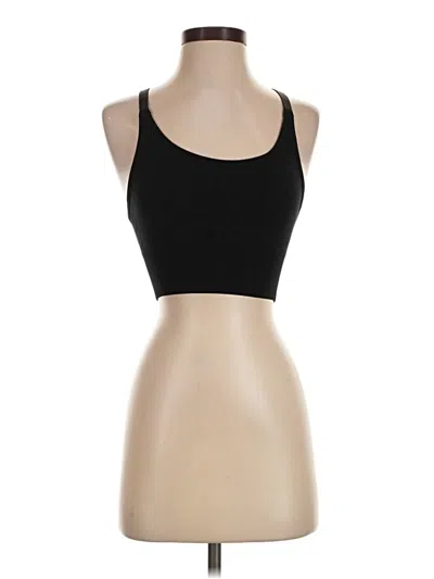 Pre-owned 90 Degree By Reflex Tank Top Black Strapless Neckline Tops
