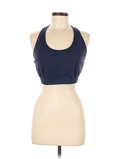 Pre-owned 90 Degree By Reflex Tank Top Blue Halter Neckline Tops