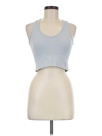 Pre-owned 90 Degree By Reflex Tank Top Blue Halter Neckline Tops