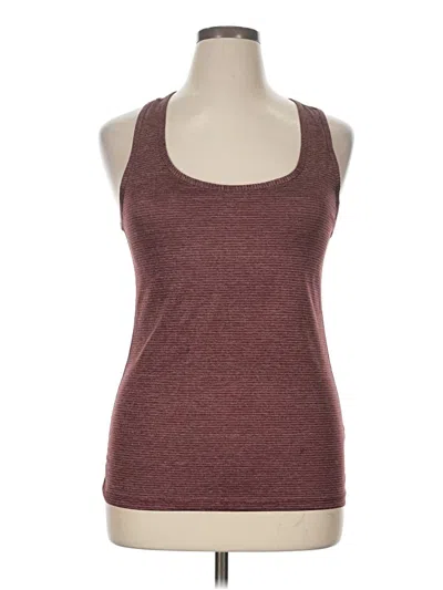 Pre-owned 90 Degree By Reflex Tank Top Burgundy Halter Neckline Tops