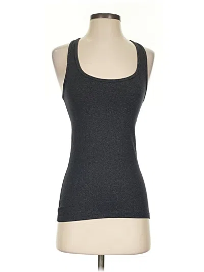 Pre-owned 90 Degree By Reflex Tank Top Gray Halter Neckline Tops