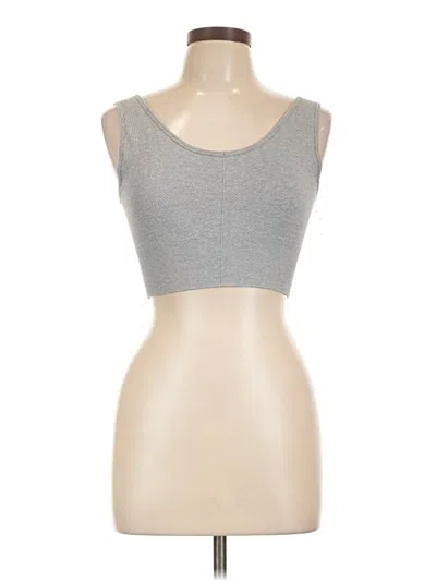 Pre-owned 90 Degree By Reflex Tank Top Gray Strapless Neckline Tops