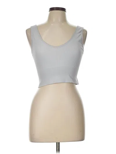 Pre-owned 90 Degree By Reflex Tank Top Gray Strapless Neckline Tops
