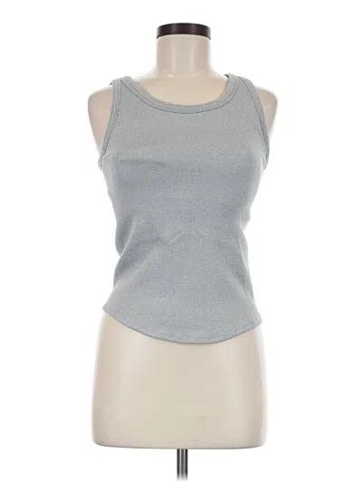 Pre-owned 90 Degree By Reflex Tank Top Gray Strapless Neckline Tops