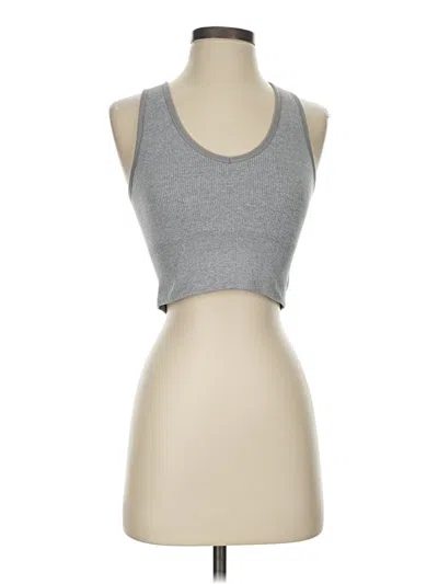 Pre-owned 90 Degree By Reflex Tank Top Gray Strapless Neckline Tops