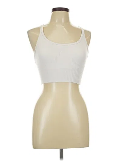 Pre-owned 90 Degree By Reflex Tank Top Ivory Halter Neckline Tops
