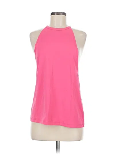 Pre-owned 90 Degree By Reflex Tank Top Pink Halter Neckline Tops