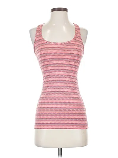 Pre-owned 90 Degree By Reflex Tank Top Pink Halter Neckline Tops