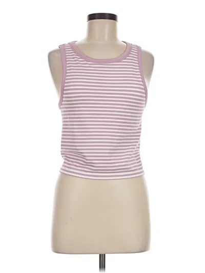 Pre-owned 90 Degree By Reflex Tank Top Pink Halter Neckline Tops