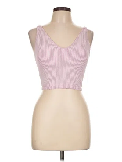 Pre-owned 90 Degree By Reflex Tank Top Pink Strapless Neckline Tops