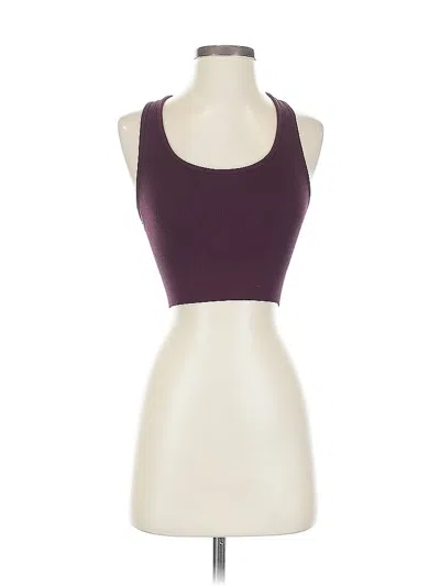Pre-owned 90 Degree By Reflex Tank Top Purple Halter Neckline Tops