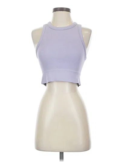 Pre-owned 90 Degree By Reflex Tank Top Purple Halter Neckline Tops