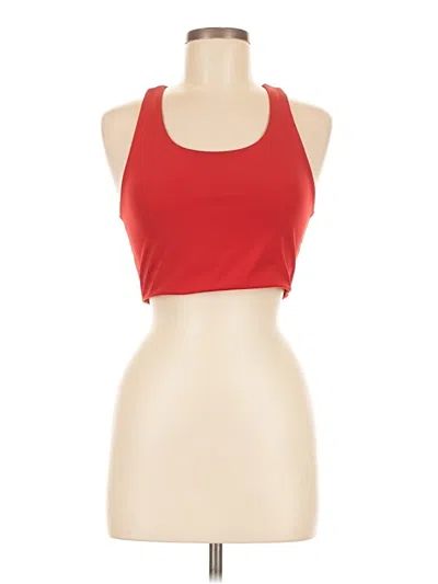 Pre-owned 90 Degree By Reflex Tank Top Red Halter Neckline Tops