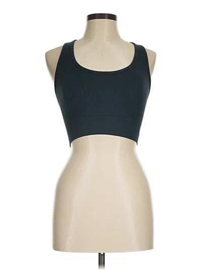 Pre-owned 90 Degree By Reflex Tank Top Teal Strapless Neckline Tops