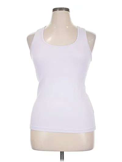 Pre-owned 90 Degree By Reflex Tank Top White Halter Neckline Tops