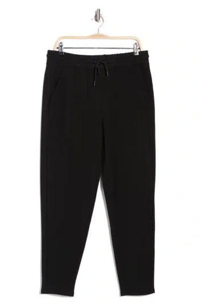 90 Degree By Reflex Terry Rest Day Pants In Black