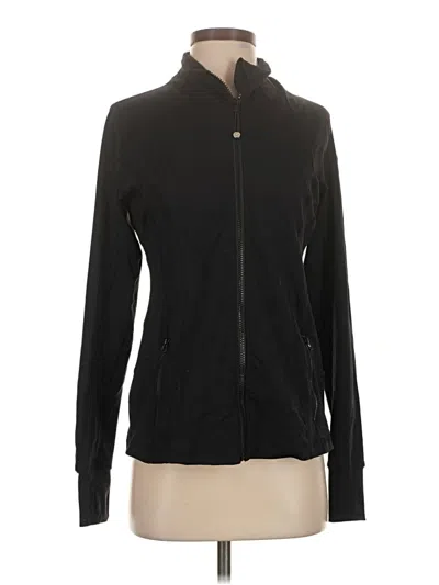 Pre-owned 90 Degree By Reflex Track Jacket In Black