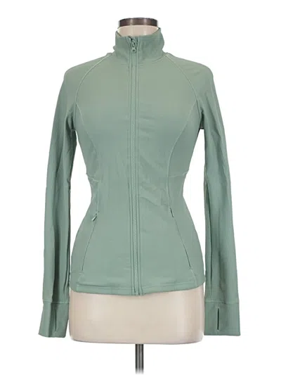 Pre-owned 90 Degree By Reflex Track Jacket In Green
