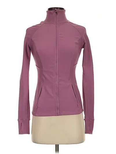 Pre-owned 90 Degree By Reflex Track Jacket In Purple