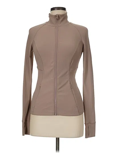 Pre-owned 90 Degree By Reflex Track Jacket In Tan