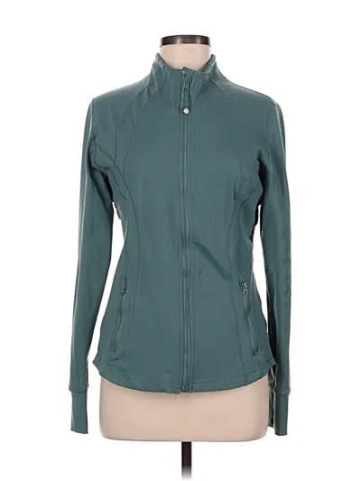 Pre-owned 90 Degree By Reflex Track Jacket In Teal