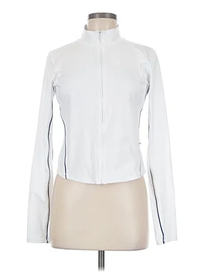 Pre-owned 90 Degree By Reflex Track Jacket In White