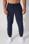 90 Degree By Reflex Tricot Oxford Elite Joggers In Blue
