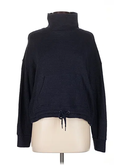 Pre-owned 90 Degree By Reflex Turtleneck Sweater In Blue