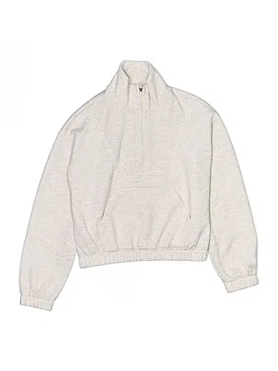Pre-owned 90 Degree By Reflex Kids' Turtleneck Sweater In Silver