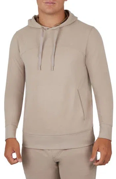 90 Degree By Reflex Ultra Mélange Fleece Hoodie In Leafless Tree