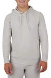 90 Degree By Reflex Ultra Mélange Fleece Hoodie In Satellite
