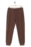 90 Degree By Reflex Ultra Mélange Fleece Joggers In Brown