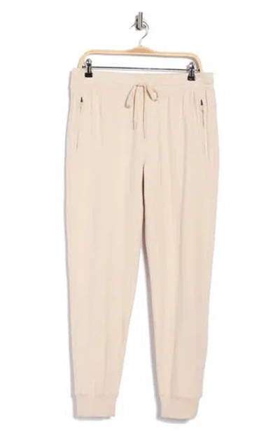 90 Degree By Reflex Ultra Mélange Fleece Joggers In Gold