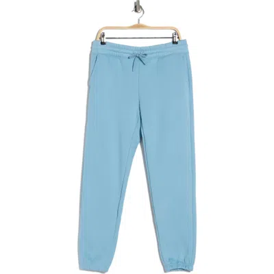 90 Degree By Reflex Varsity Vault Fleece Shorts In Blue