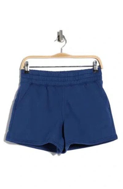 90 Degree By Reflex Varsity Vault Fleece Shorts In Multi