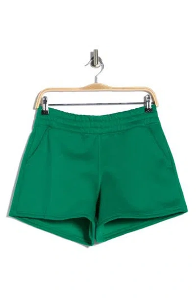 90 Degree By Reflex Varsity Vault Fleece Shorts In Animal Print