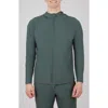 90 Degree By Reflex Waffle Warp Zip Hoodie In Urban Chic