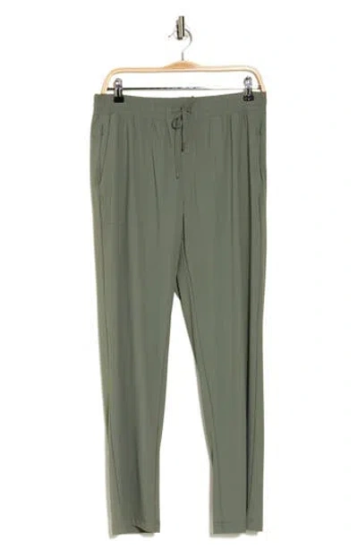 90 Degree By Reflex Warp En Route Commuter Pants In Agave Green