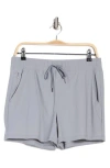 90 Degree By Reflex Warp End Zone Active Shorts In Weathervane