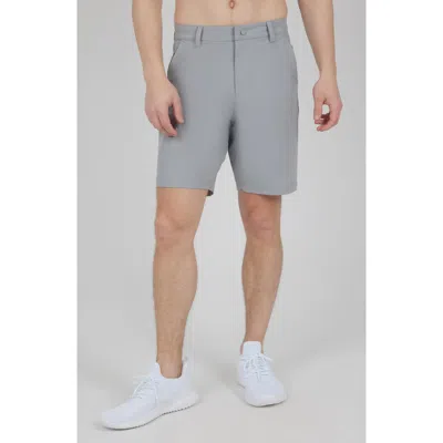 90 Degree By Reflex Warp Hillcrest 8-inch Shorts In Gray