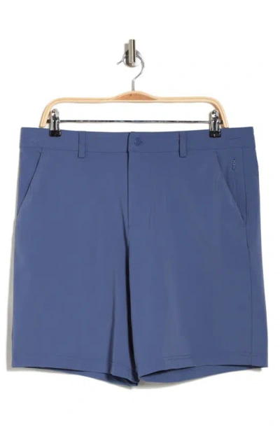 90 Degree By Reflex Warp Hillcrest Shorts In Blue