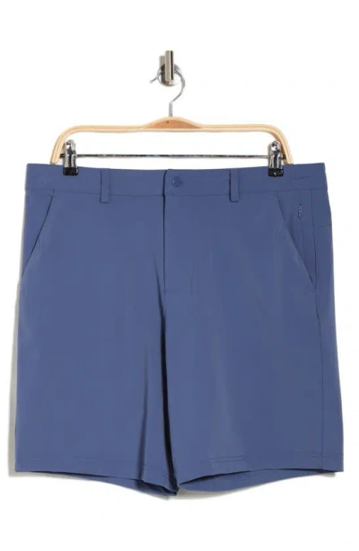 90 Degree By Reflex Warp Hillcrest Shorts In Indigo Coast