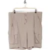 90 Degree By Reflex Warp Horizon Cargo Shorts In Satellite